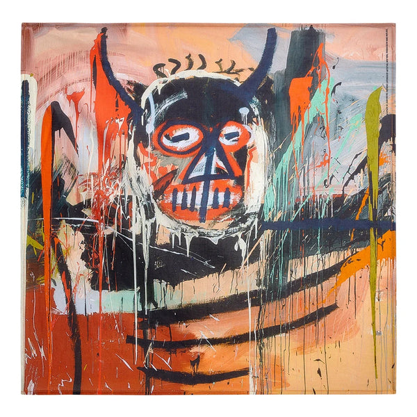 Jean-Michel Basquiat Untitled, 1982 (Devil) Bandana - STUDIO STORE Jean-Michel Basquiat Untitled, 1982 (Devil) Bandana - STUDIO STORE