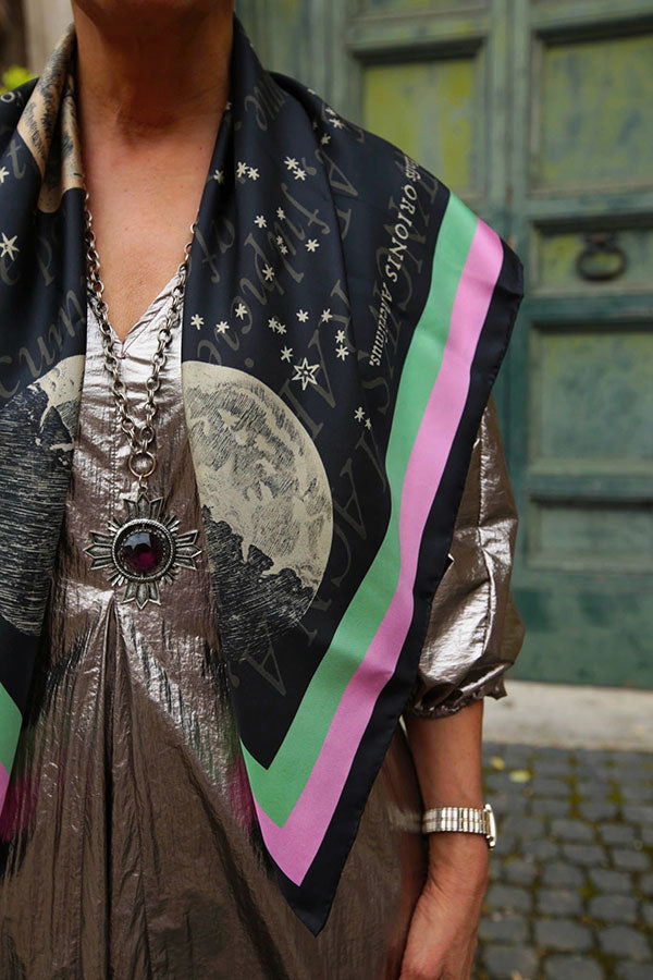 Sheila Bridges Galileo Silk Scarf - STUDIO STORE