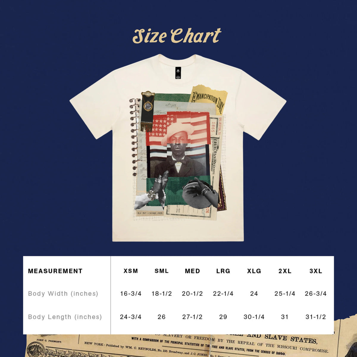 BLK MKT Vintage 2026 Juneteenth Tee