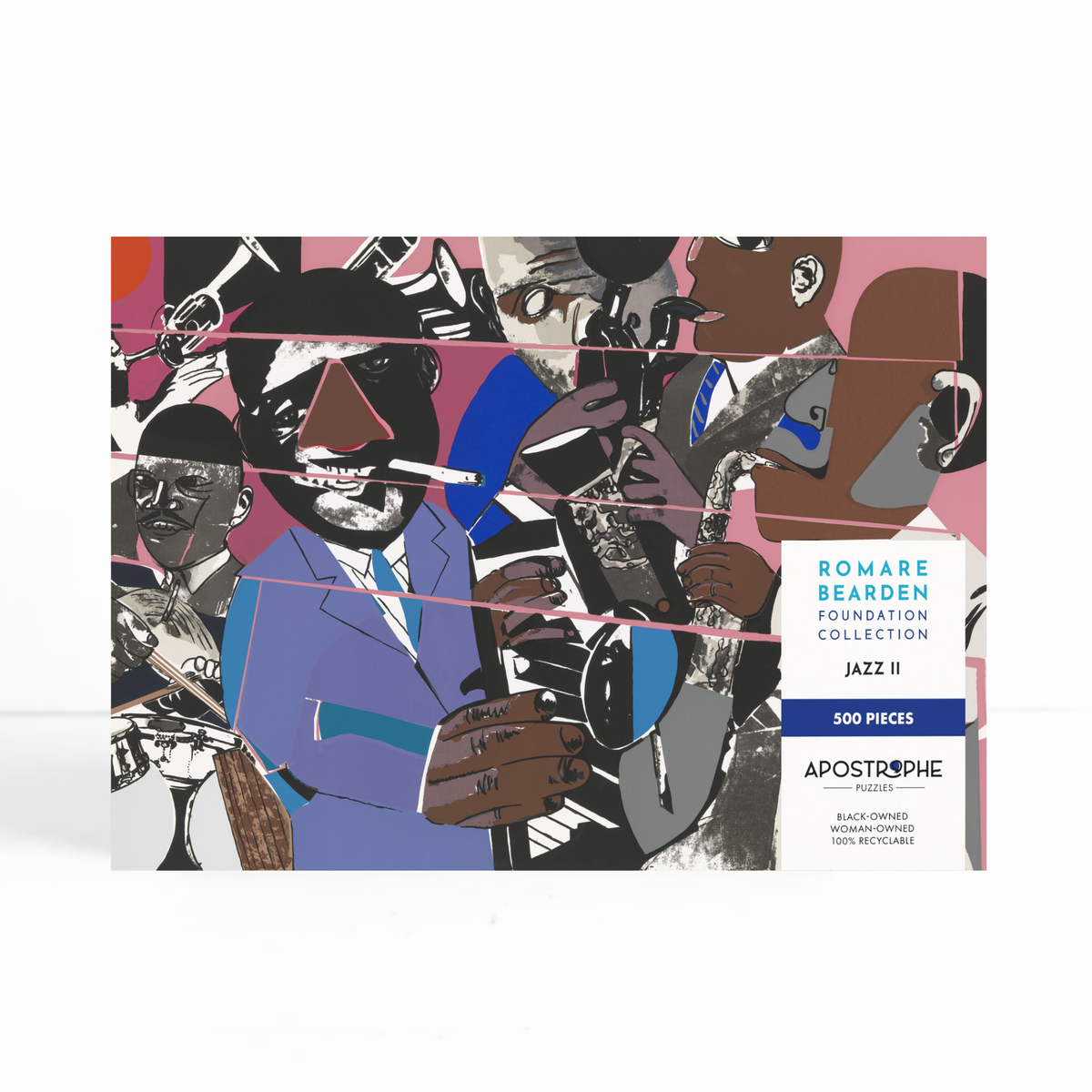 Apostrophe Puzzles Jazz II by Romare Bearden