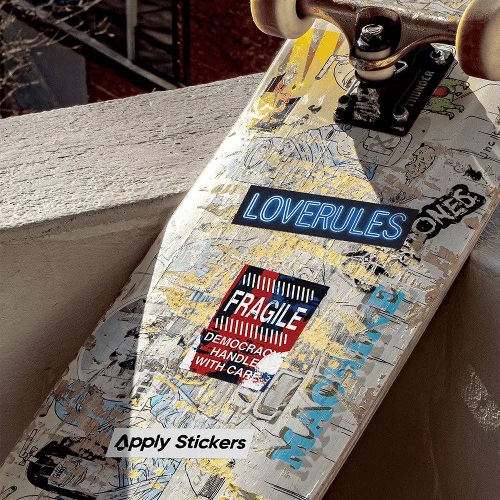 Hank Willis Thomas LOVERULES Sticker