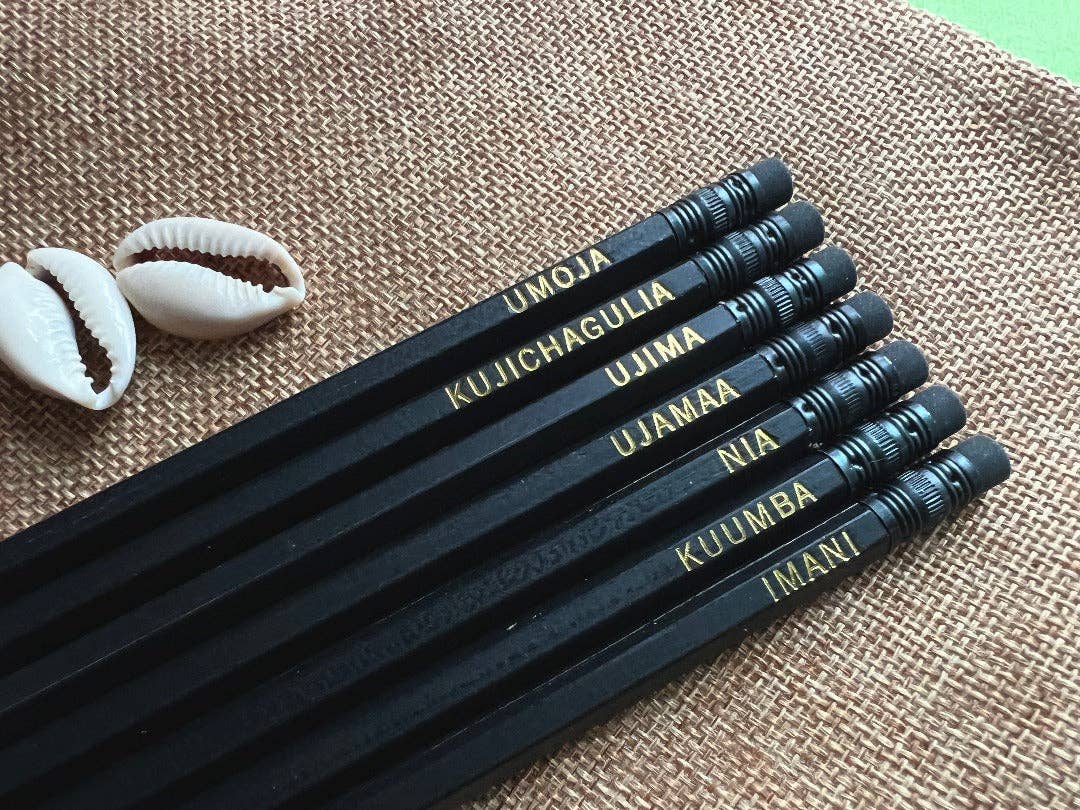Kwanzaa Principles Pencil Set