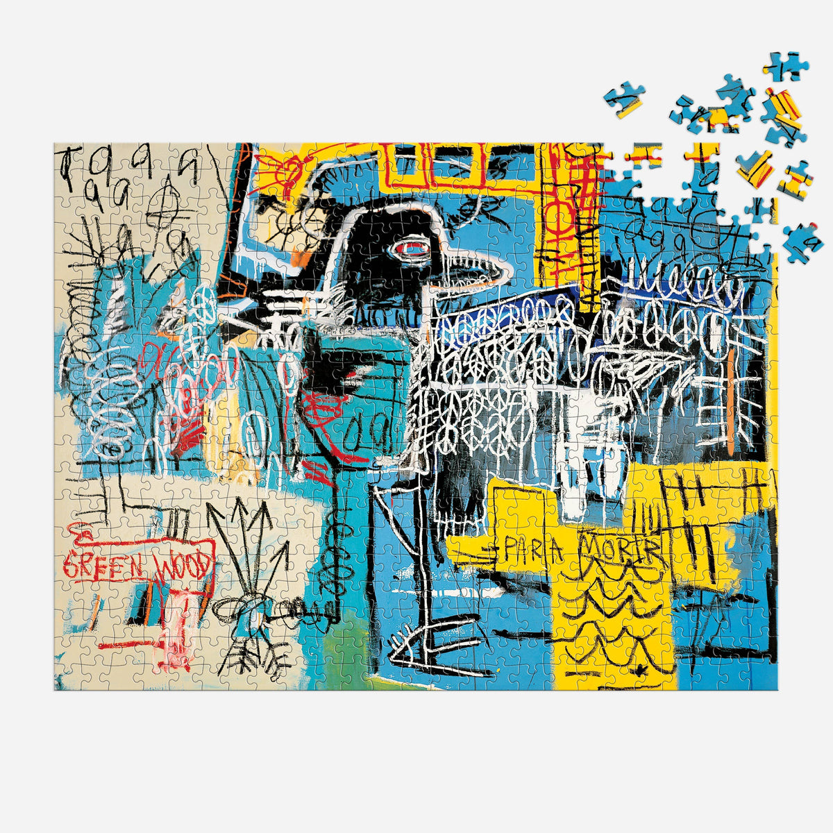 Jean-Michel Basquiat Bird on Money 500 Piece Book Puzzle