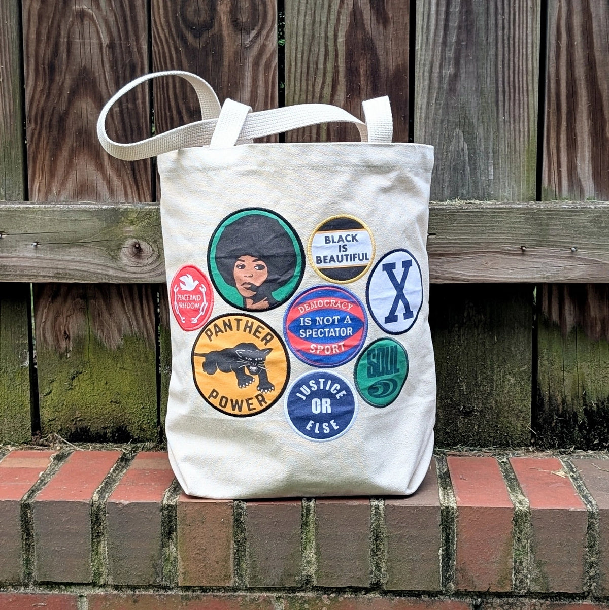 All Very Goods, 5th Anniversary Edition 'power Button' Tote bag