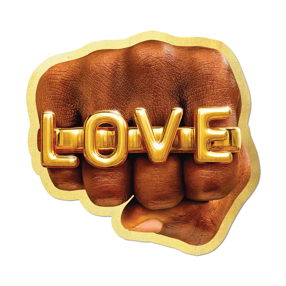 LOVE Fist Sticker