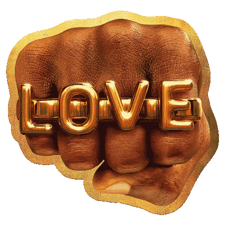 LOVE Fist Sticker