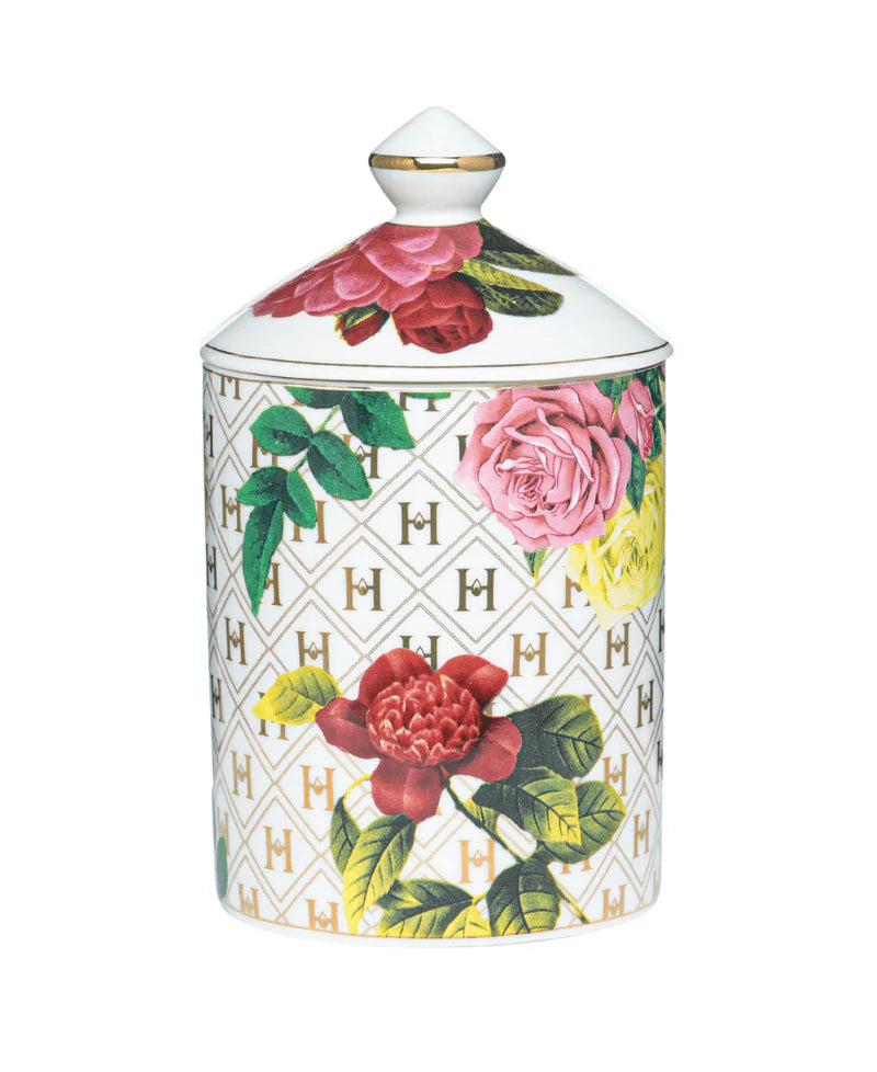 Harlem Candle Co., Lady Day White Floral Ceramic Luxury Candle