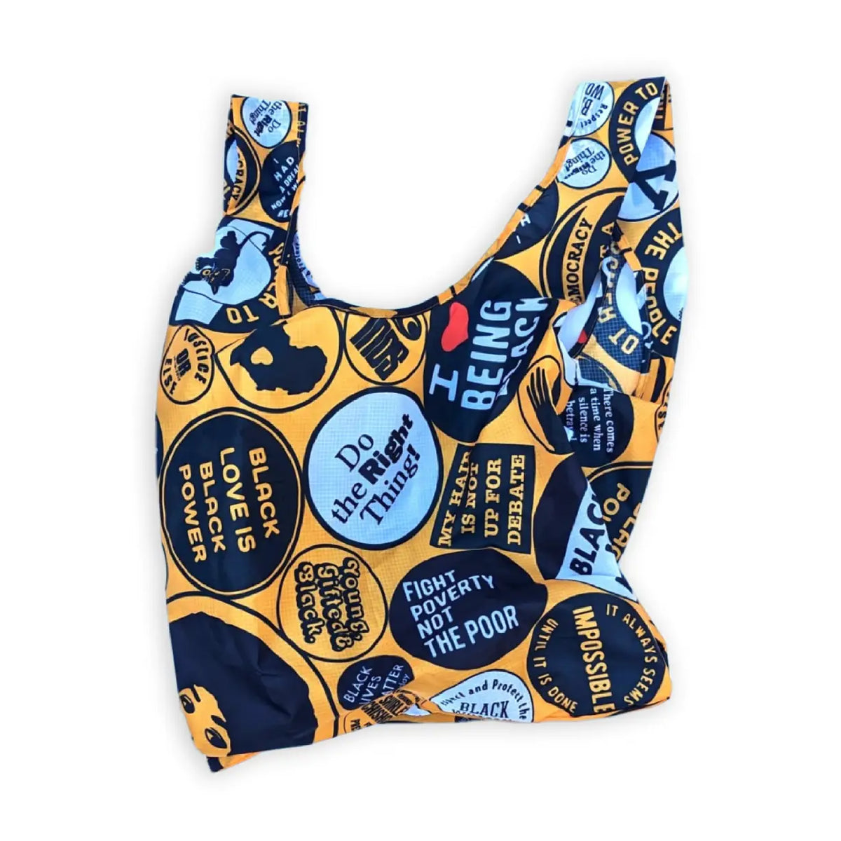 All Very Goods, Power Buttons Reusable Grocery Bag
