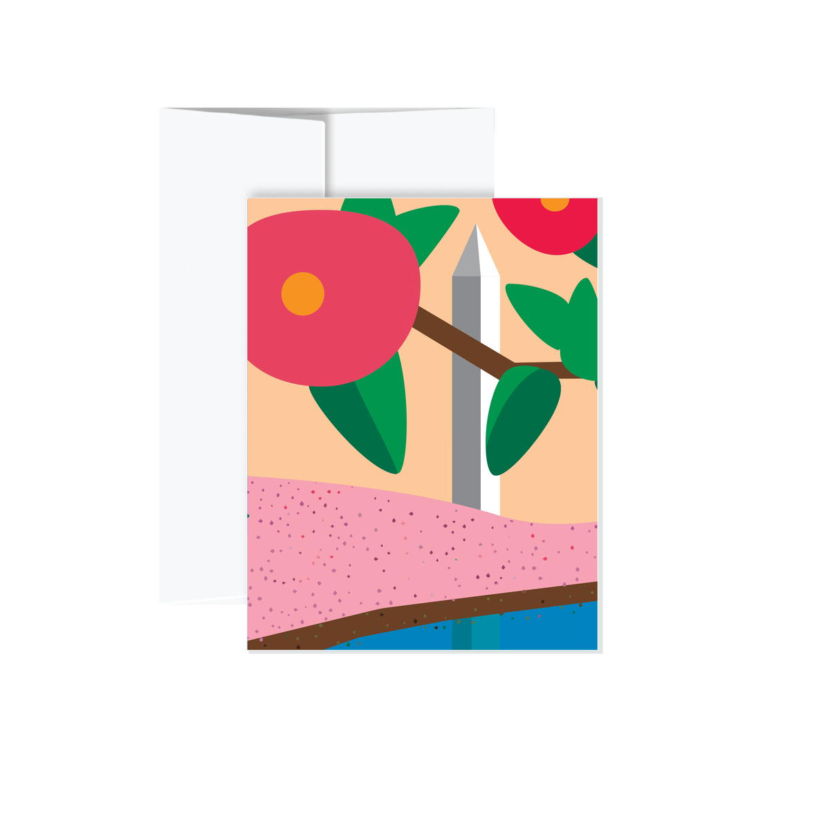 All Very Goods, Big Cherry Blossoms Greeting Card
