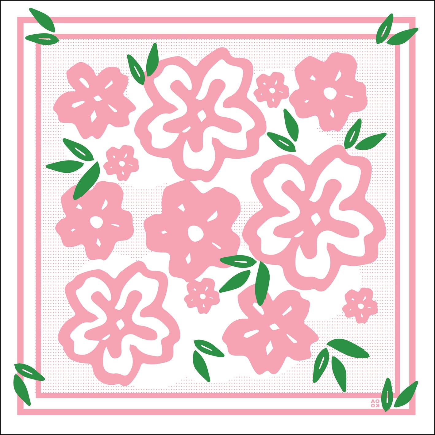 All Very Goods, Go Go Cherry Blossoms Bandana