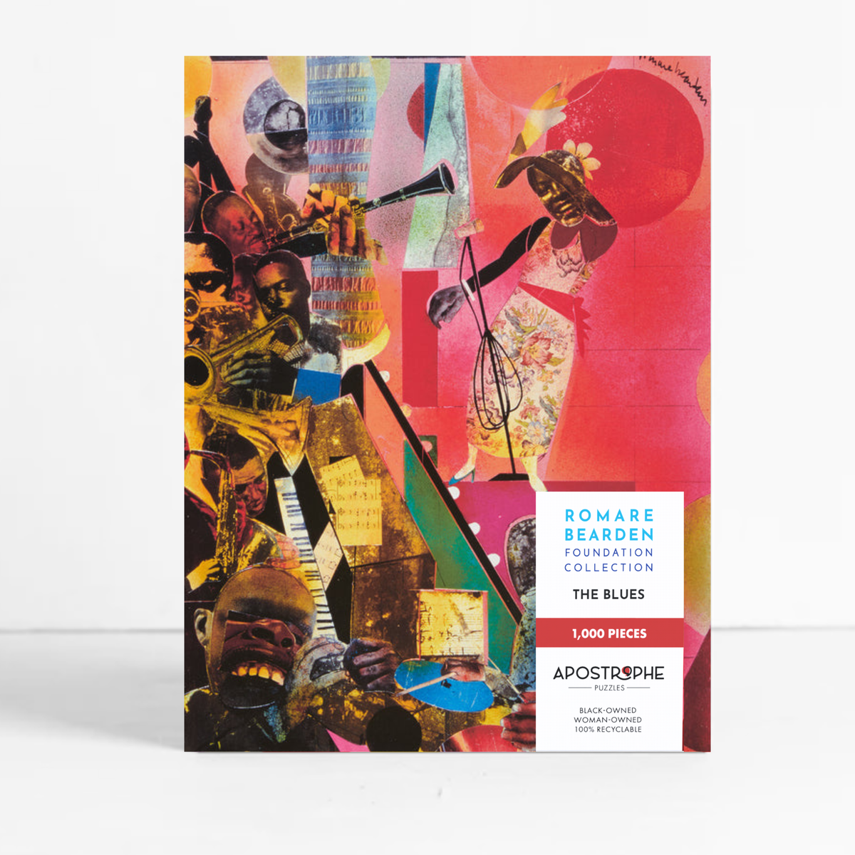 Apostrophe Puzzles, The Blues by Romare Bearden