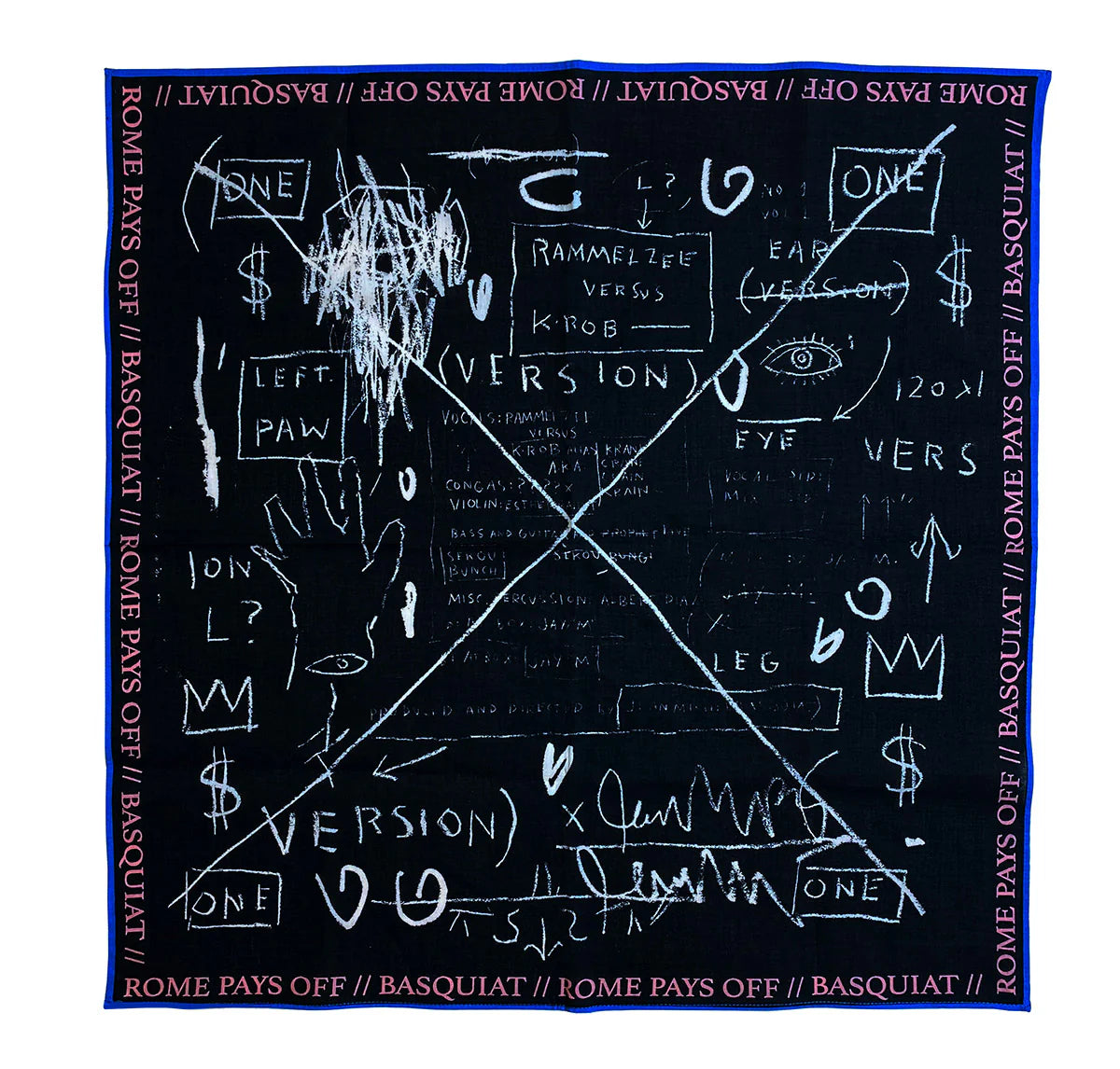 Jean-Michel Basquiat Beat Bop Bandana