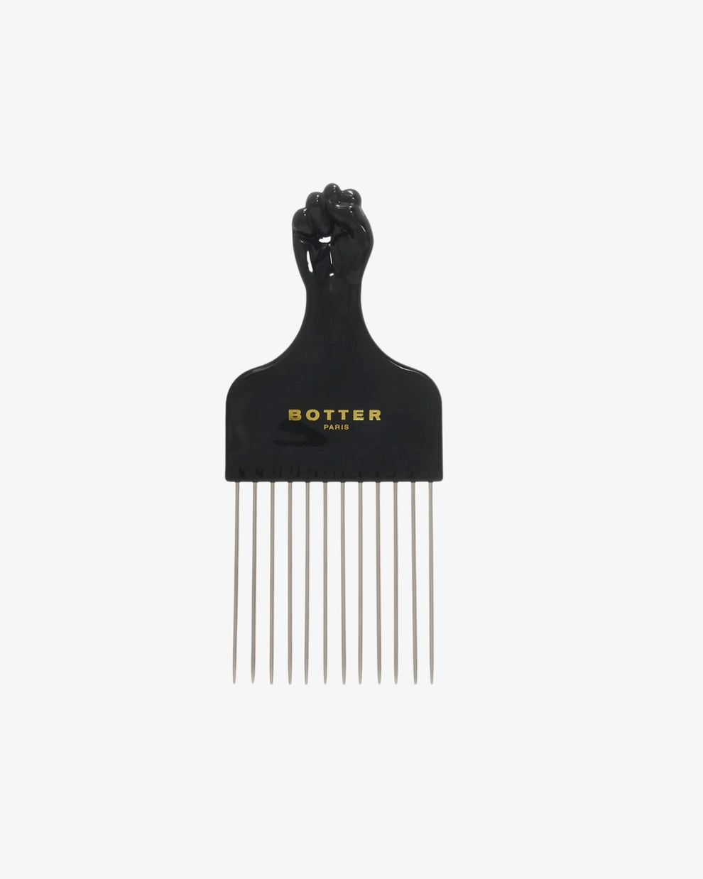 Black Fashion Fair, BOTTER Black Afro Comb with Leather Bag