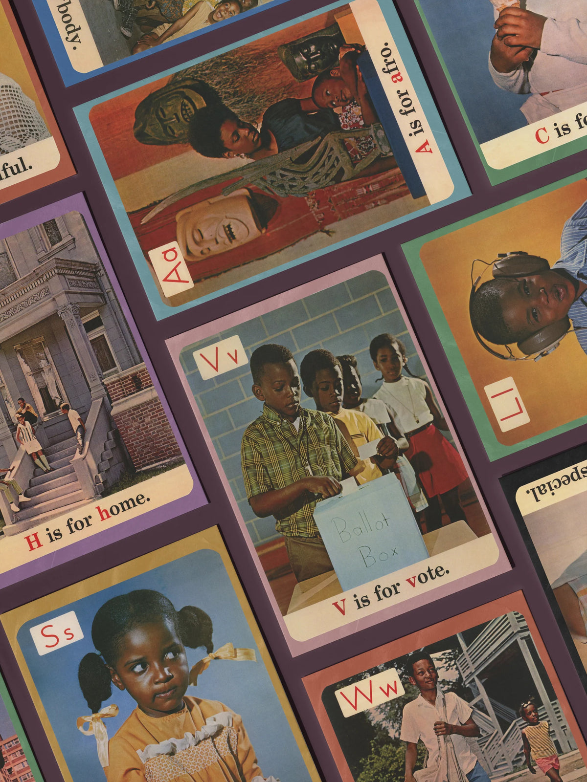 Young, Vintage & Black Flashcard (Full Set of 26)