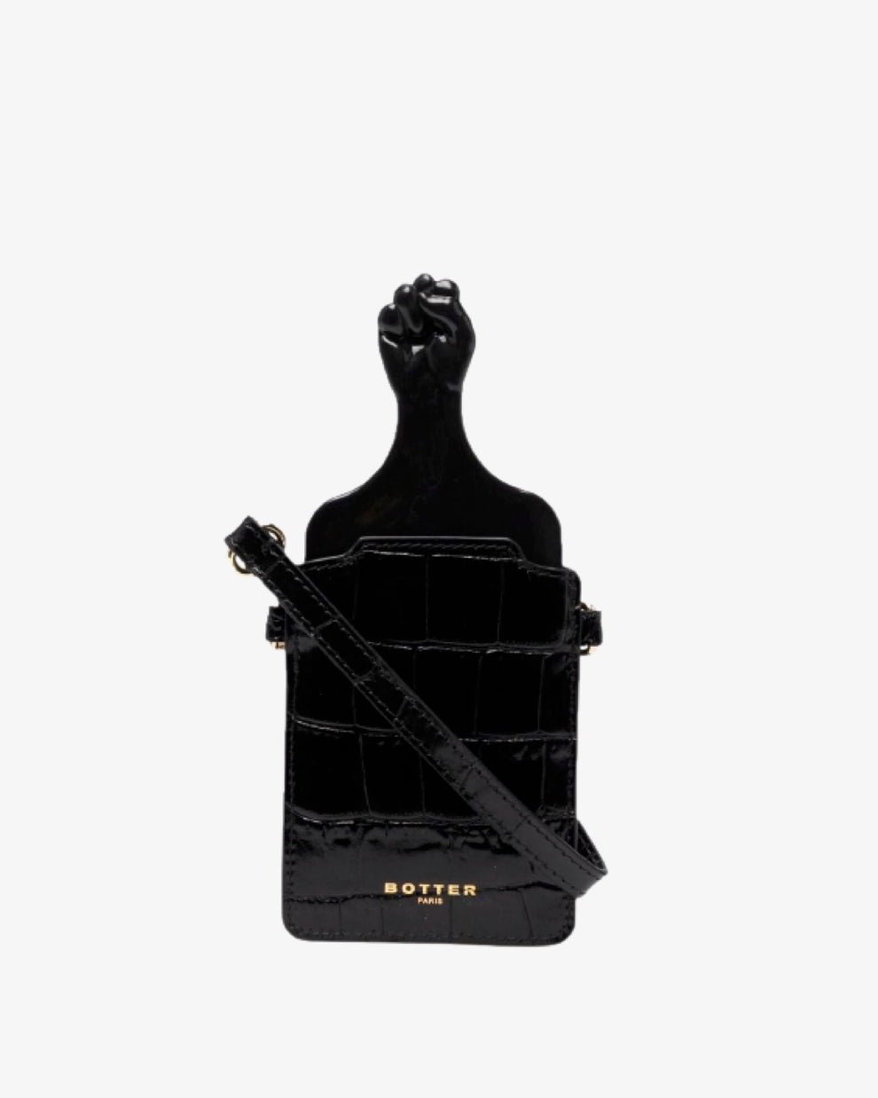 BOTTER, Black Afro Comb with Leather Bag - STUDIO STORE