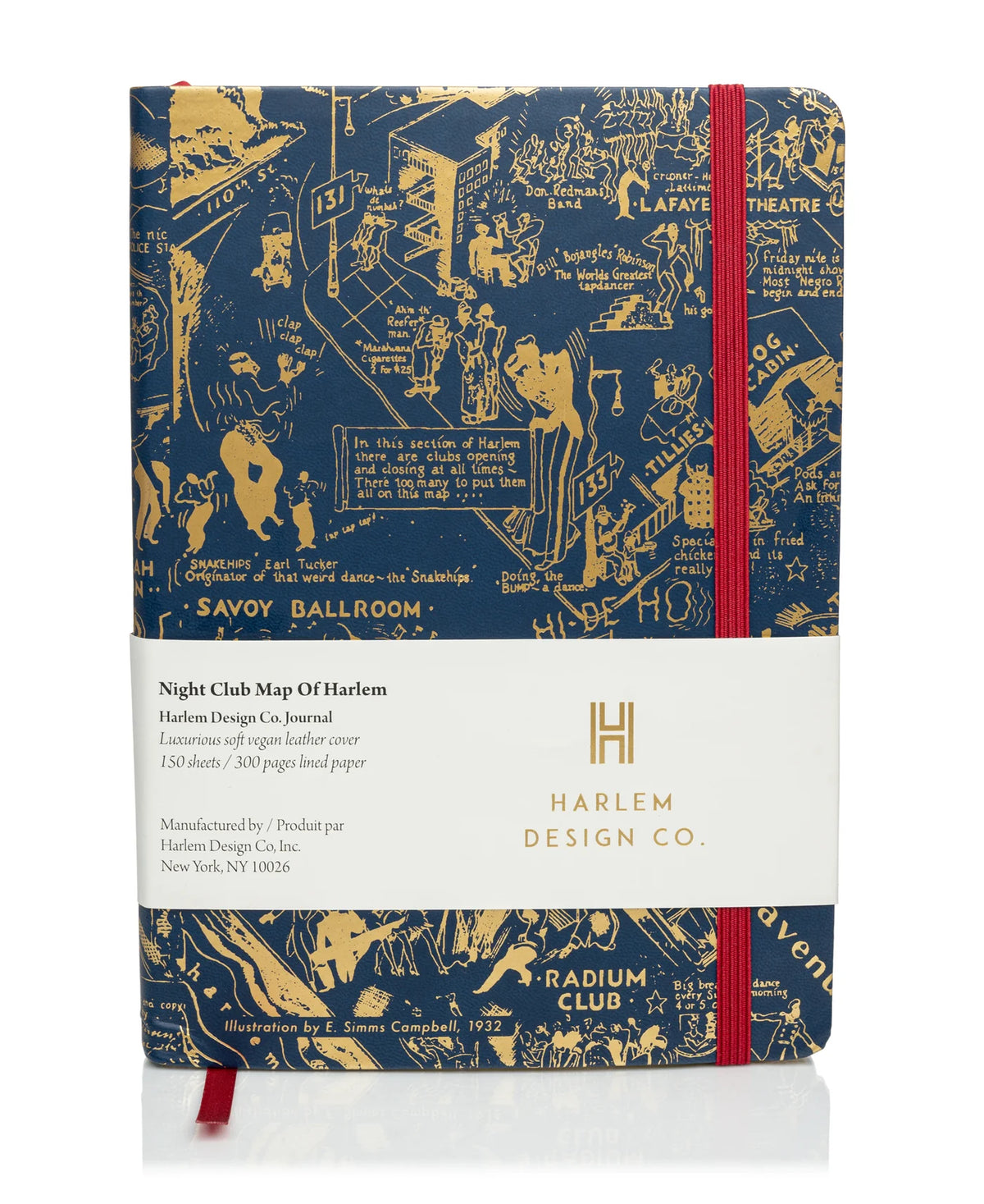 Harlem Design Co., Night Club Map of Harlem Journal
