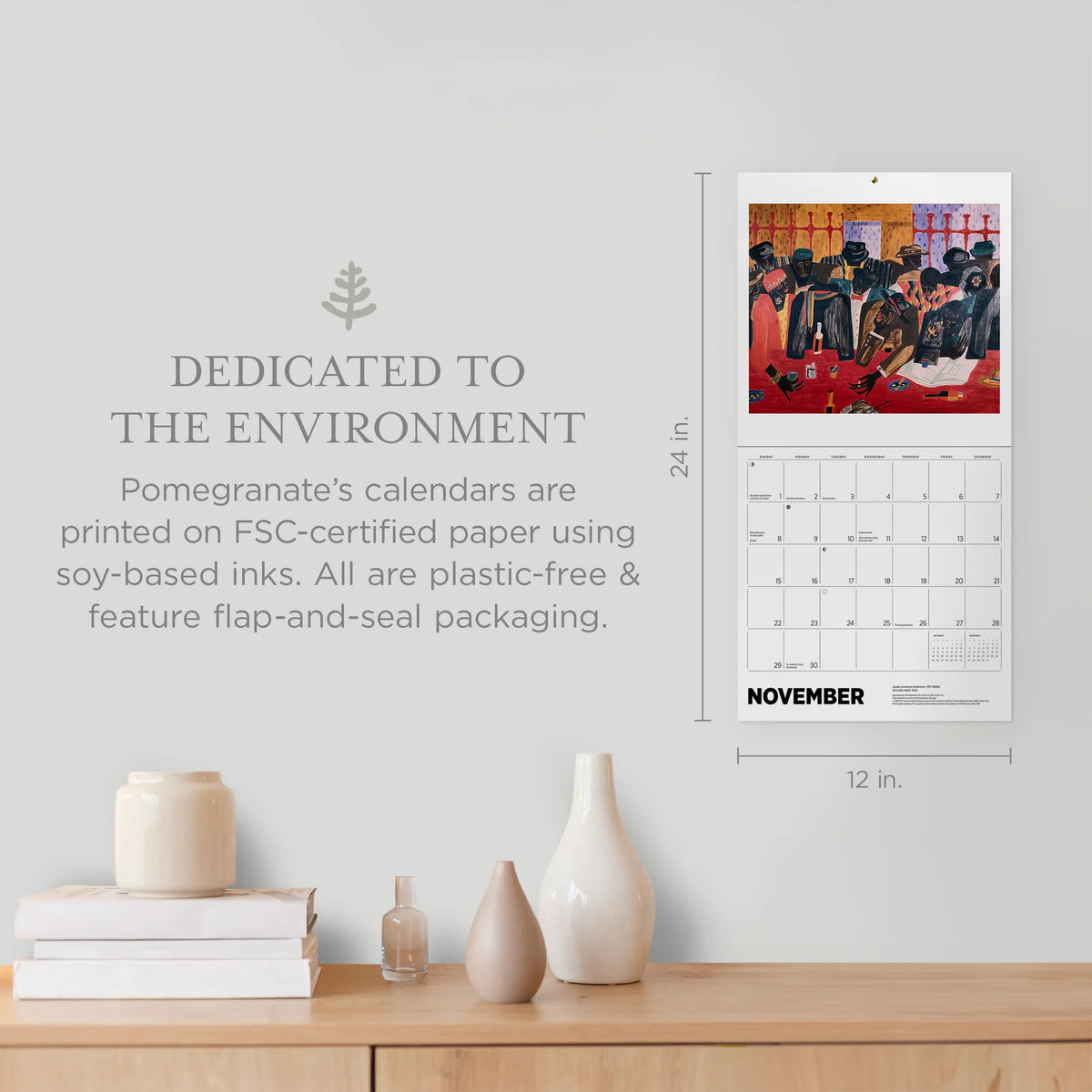 African American Art  2026 Wall Calendar