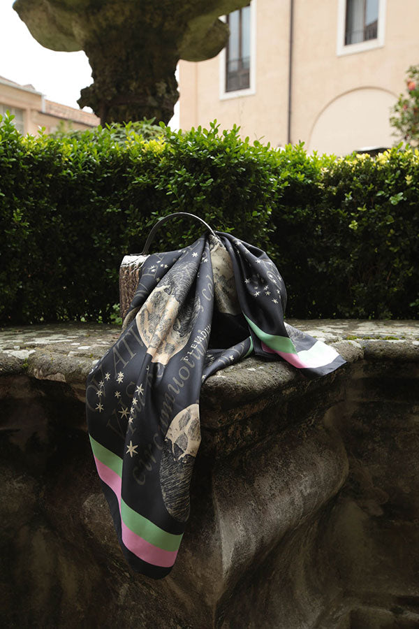 Sheila Bridges Galileo Silk Scarf