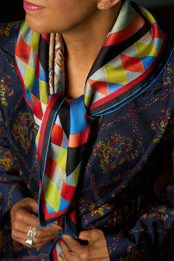Sheila Bridges Gondolieri Silk Scarf
