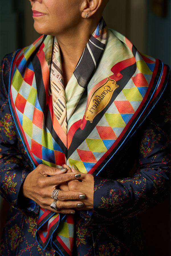 Sheila Bridges Gondolieri Silk Scarf