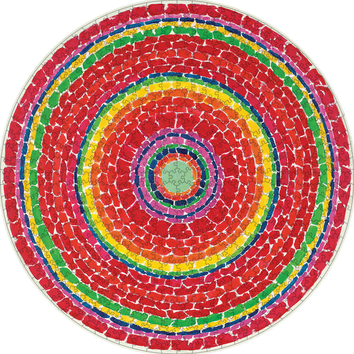 Alma Thomas Springtime 500-Piece Circular Jigsaw Puzzle