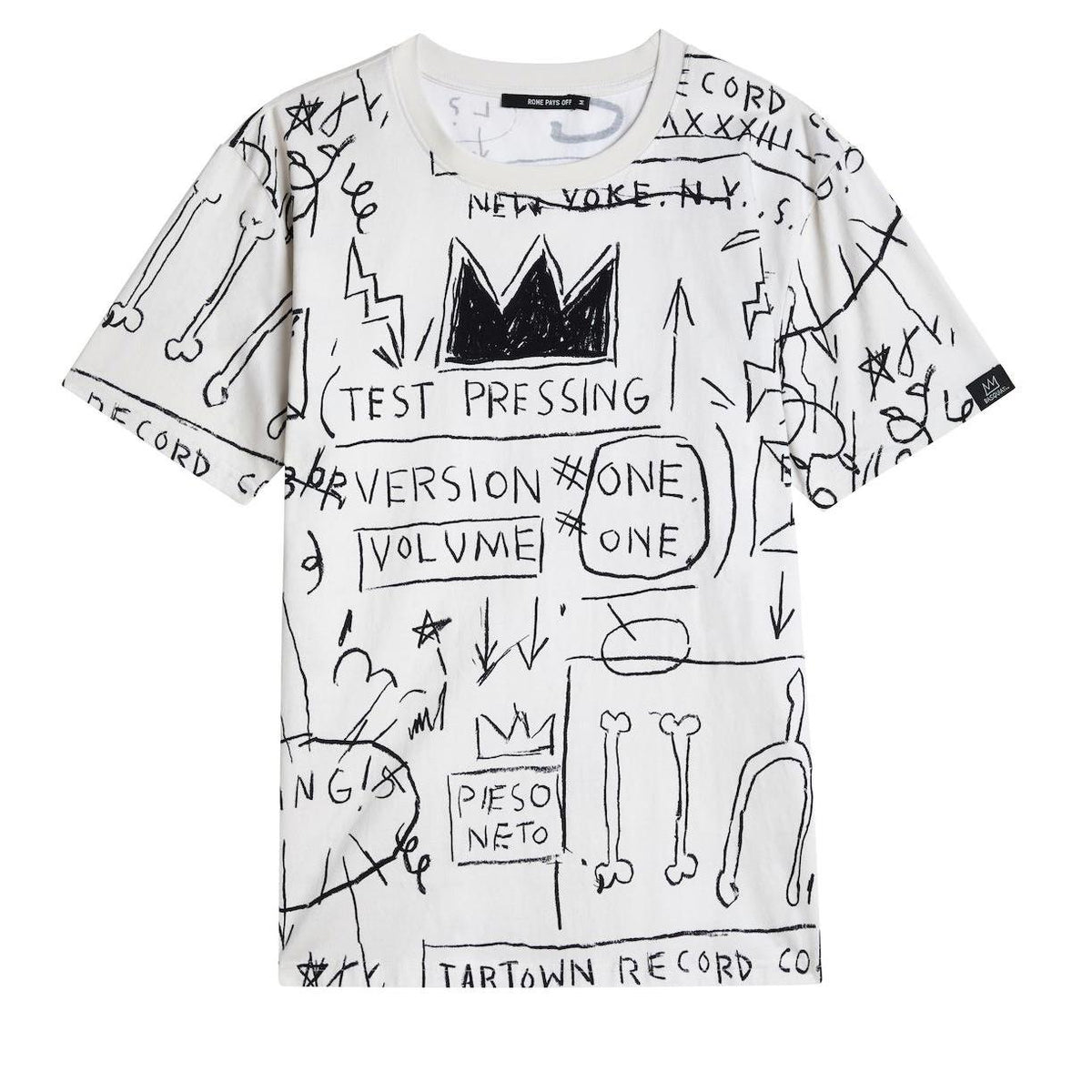Jean-Michel Basquiat “Beat Bop” All-Over Print T-Shirt