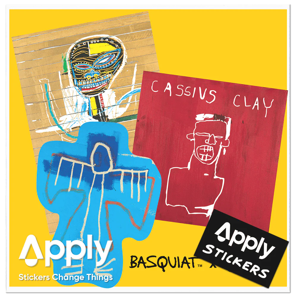 Basquiat's Heroes Sticker Set