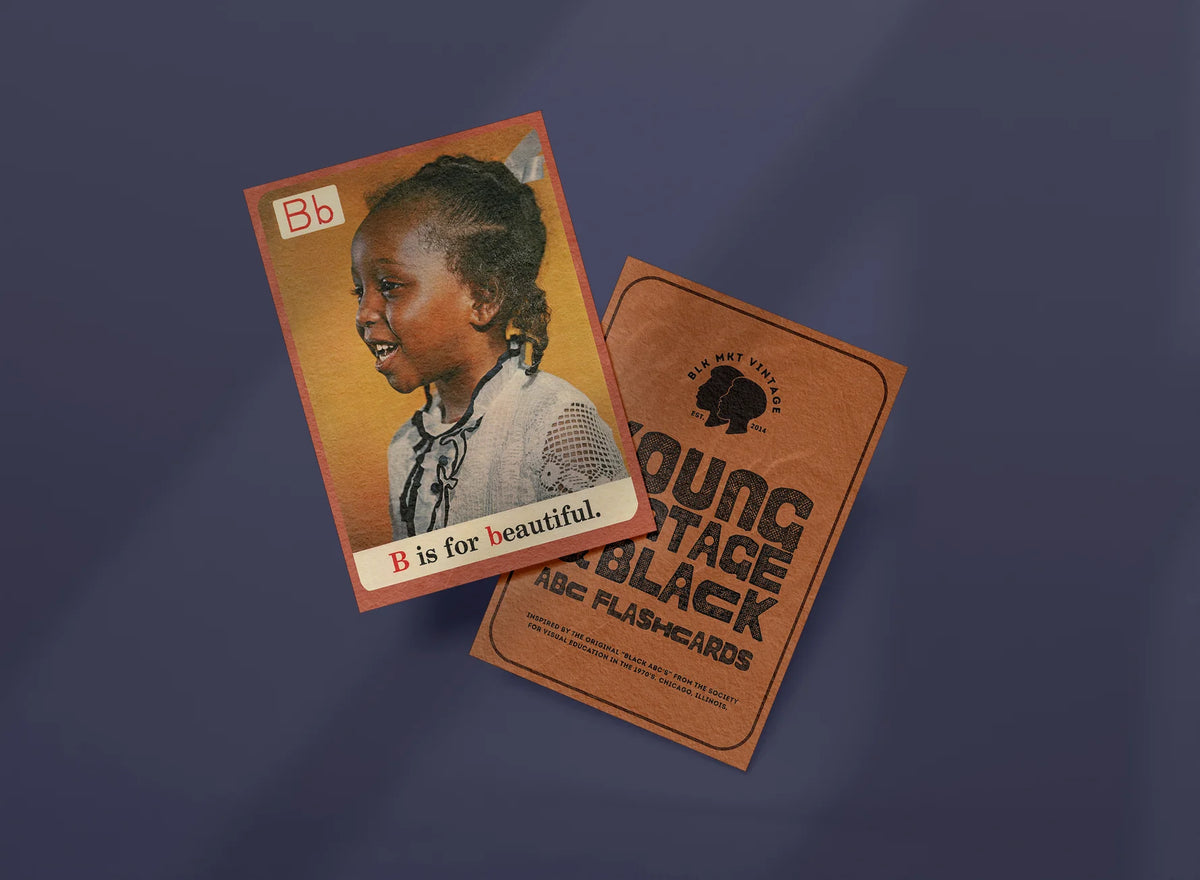 Young, Vintage & Black Flashcard (Full Set of 26)