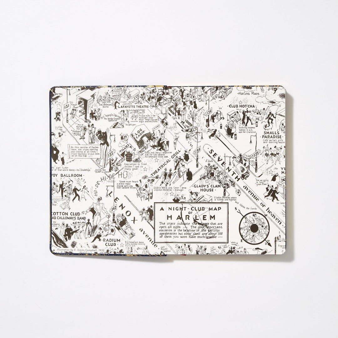 Harlem Design Co., Night Club Map of Harlem Journal