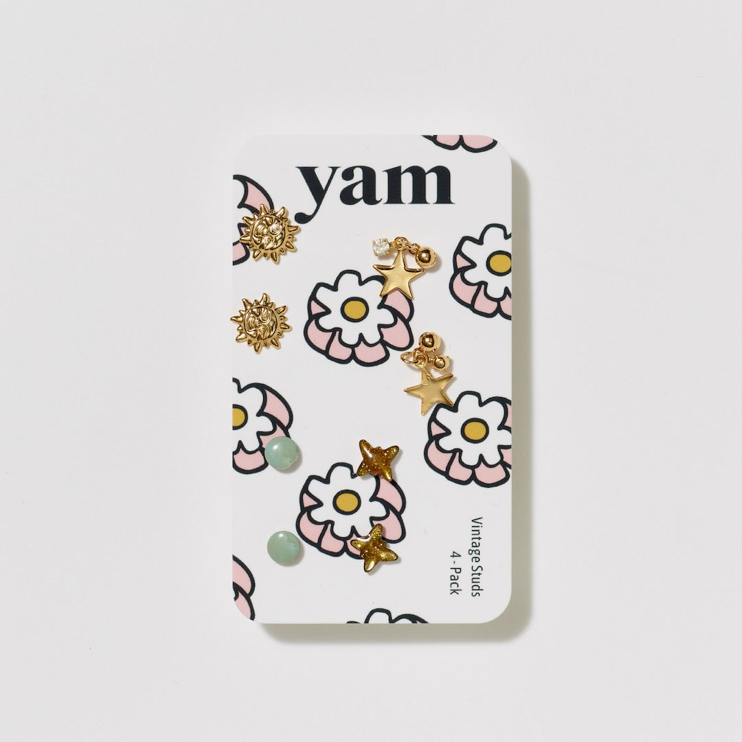 Yam, Vintage-Stud 4 Pack