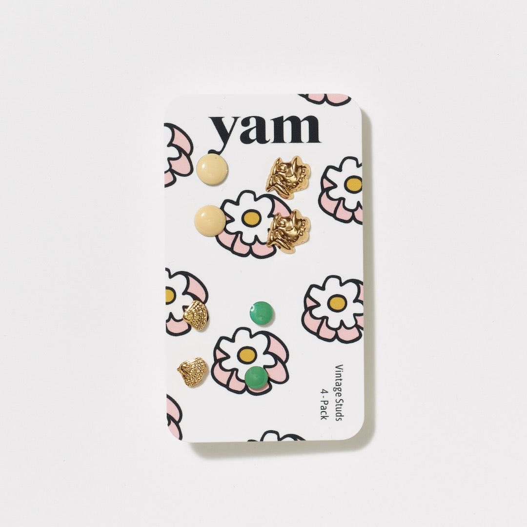 Yam, Vintage-Stud 4 Pack