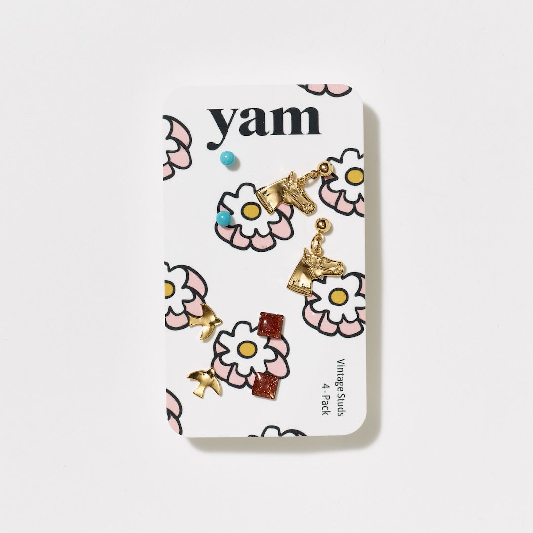 Yam, Vintage-Stud 4 Pack