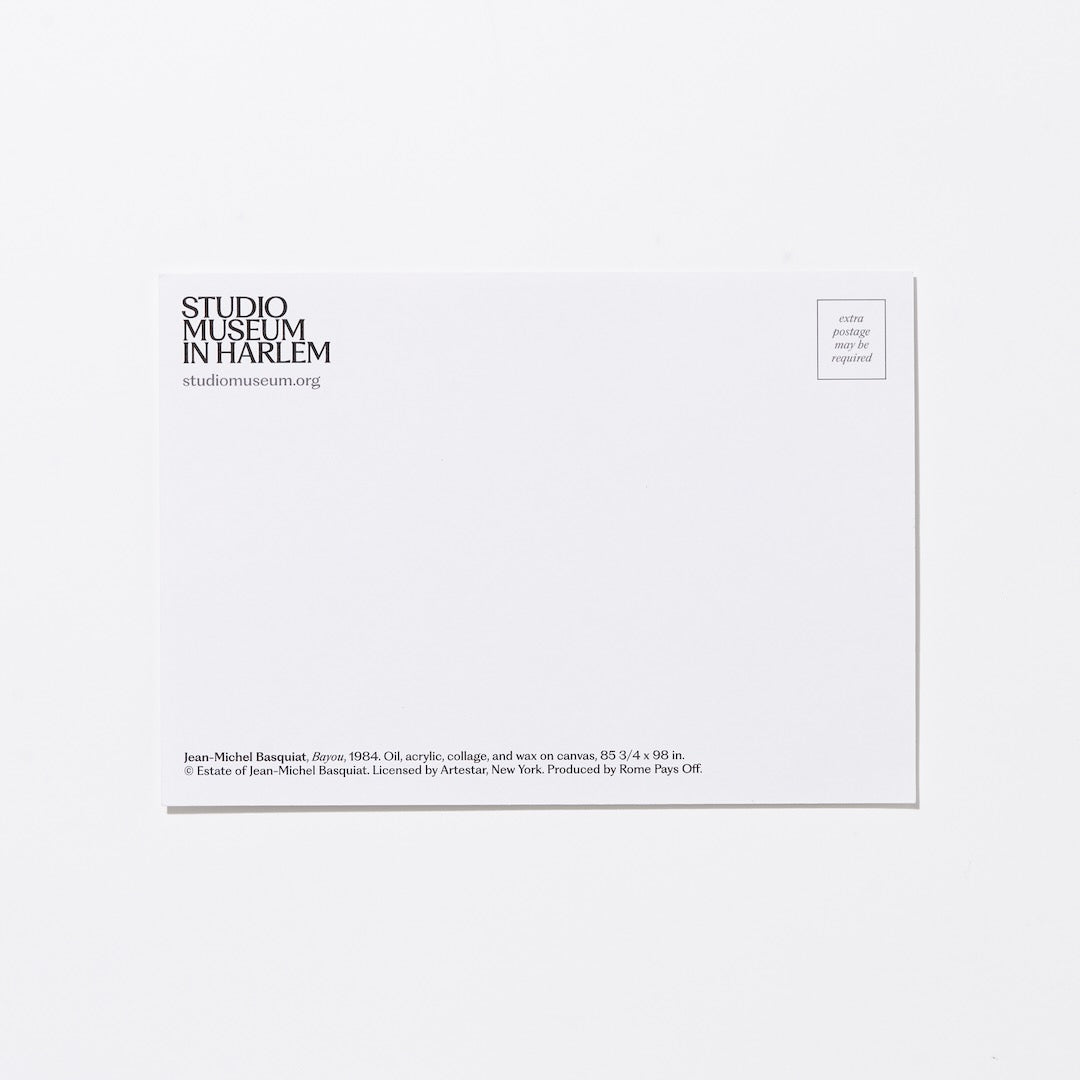 Jean-Michel Basquiat Bayou Postcard