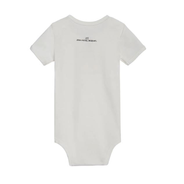 Jean-Michel Basquiat Crown Baby Onesie