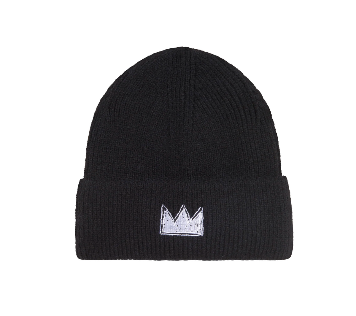 Jean Michel-Basquiat Embroidered Crown Beanie