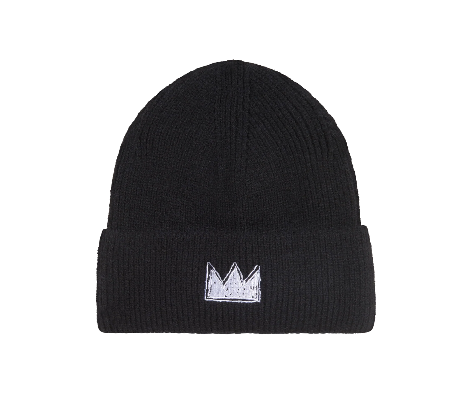 Jean-Michel Basquiat Embroidered Crown Beanie - STUDIO STORE