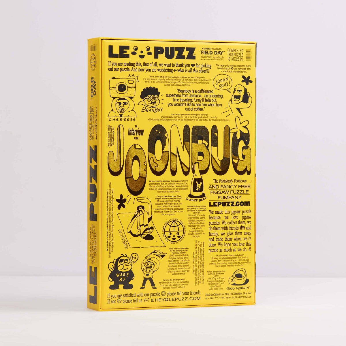 Le Puzz x Joonbug, Field Day 500 Piece Puzzle