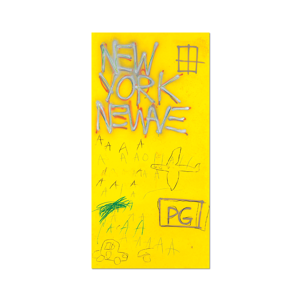 Jean-Michel Basquiat New York/New Wave Sticker
