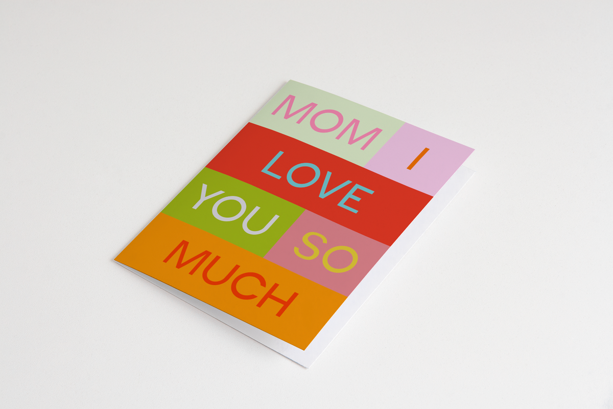 Bon Femmes, Mom, I Love You Card