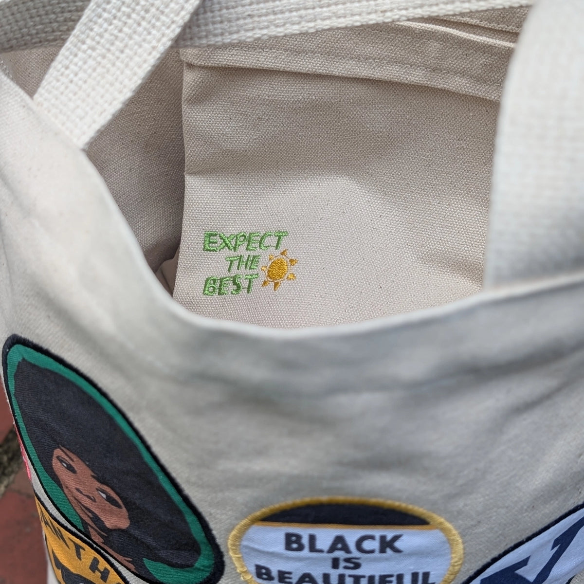 All Very Goods, 5th Anniversary Edition 'power Button' Tote bag