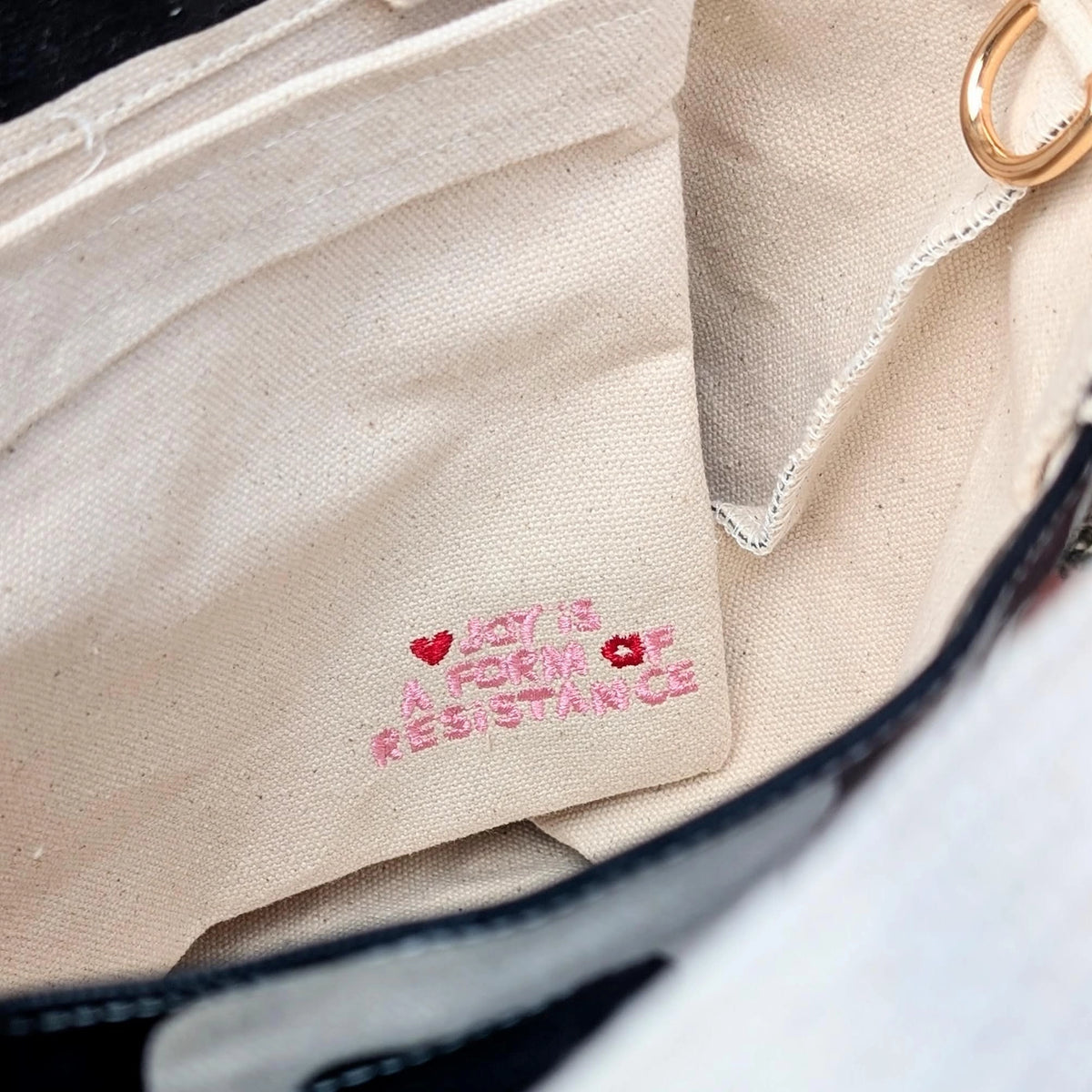 All Very Goods, 5th Anniversary Edition 'power Button' Tote bag