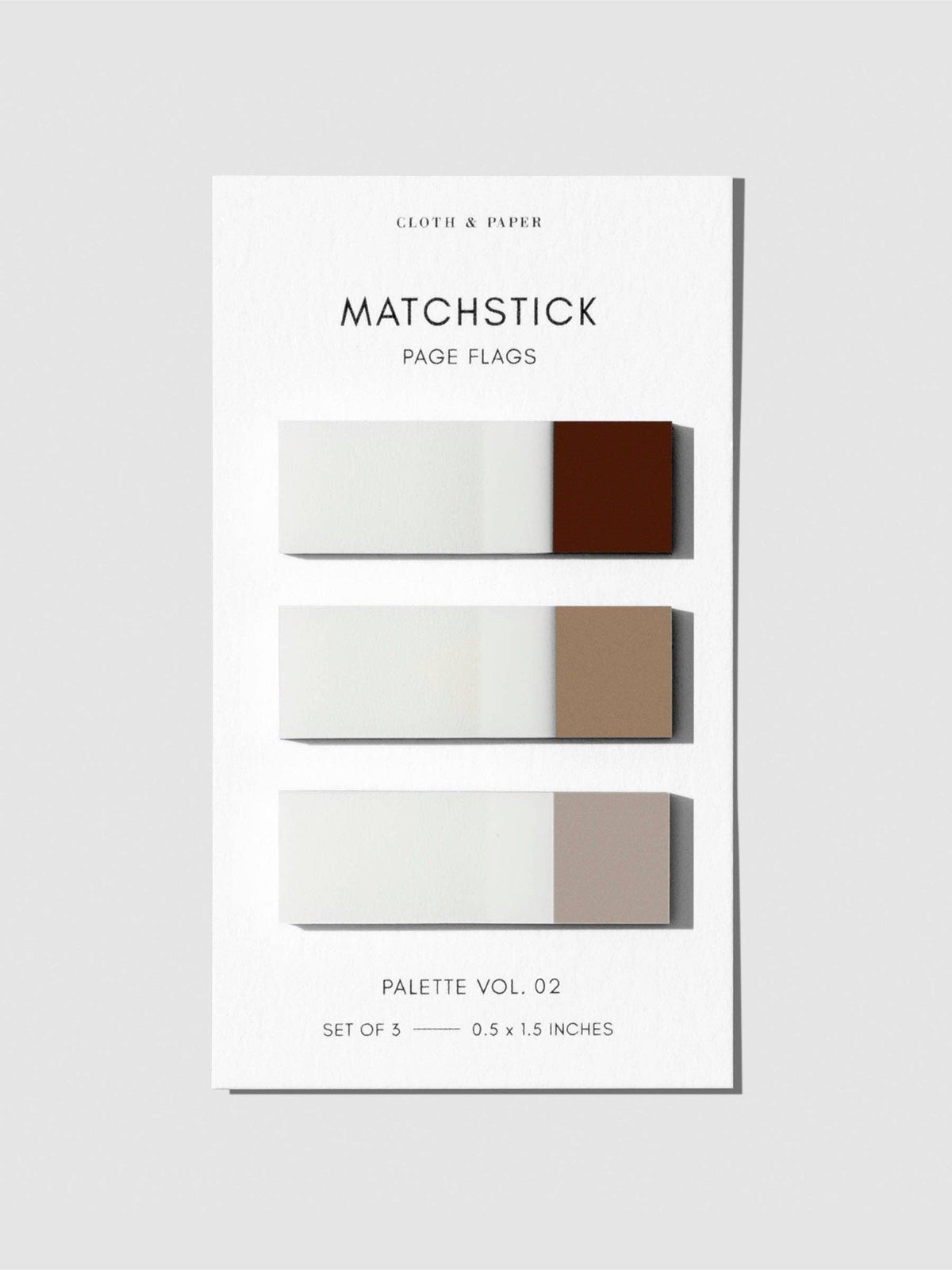 Cloth & Paper, Matchstick Page Flag Set