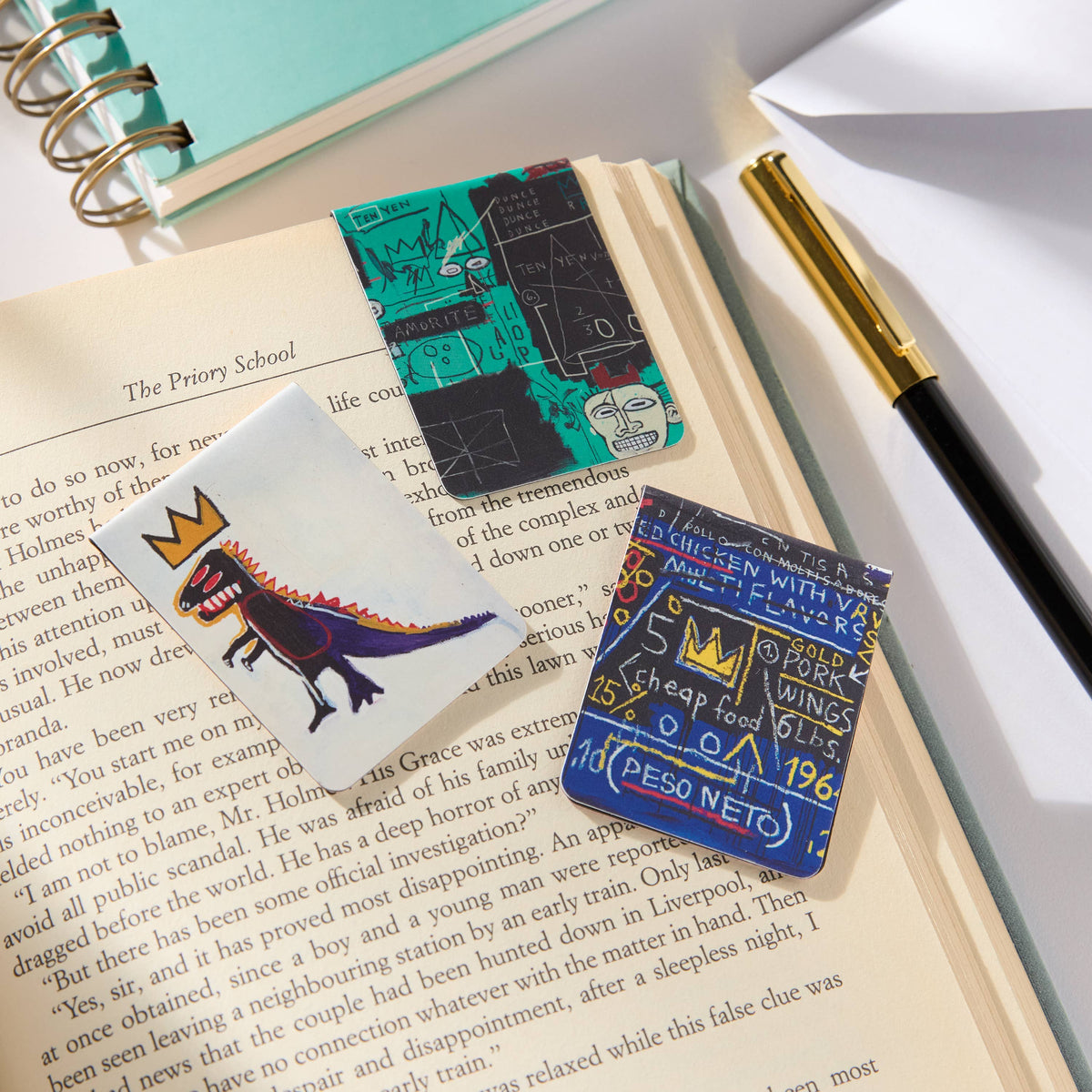 Jean-Michel Basquiat Magentic Bookmarks