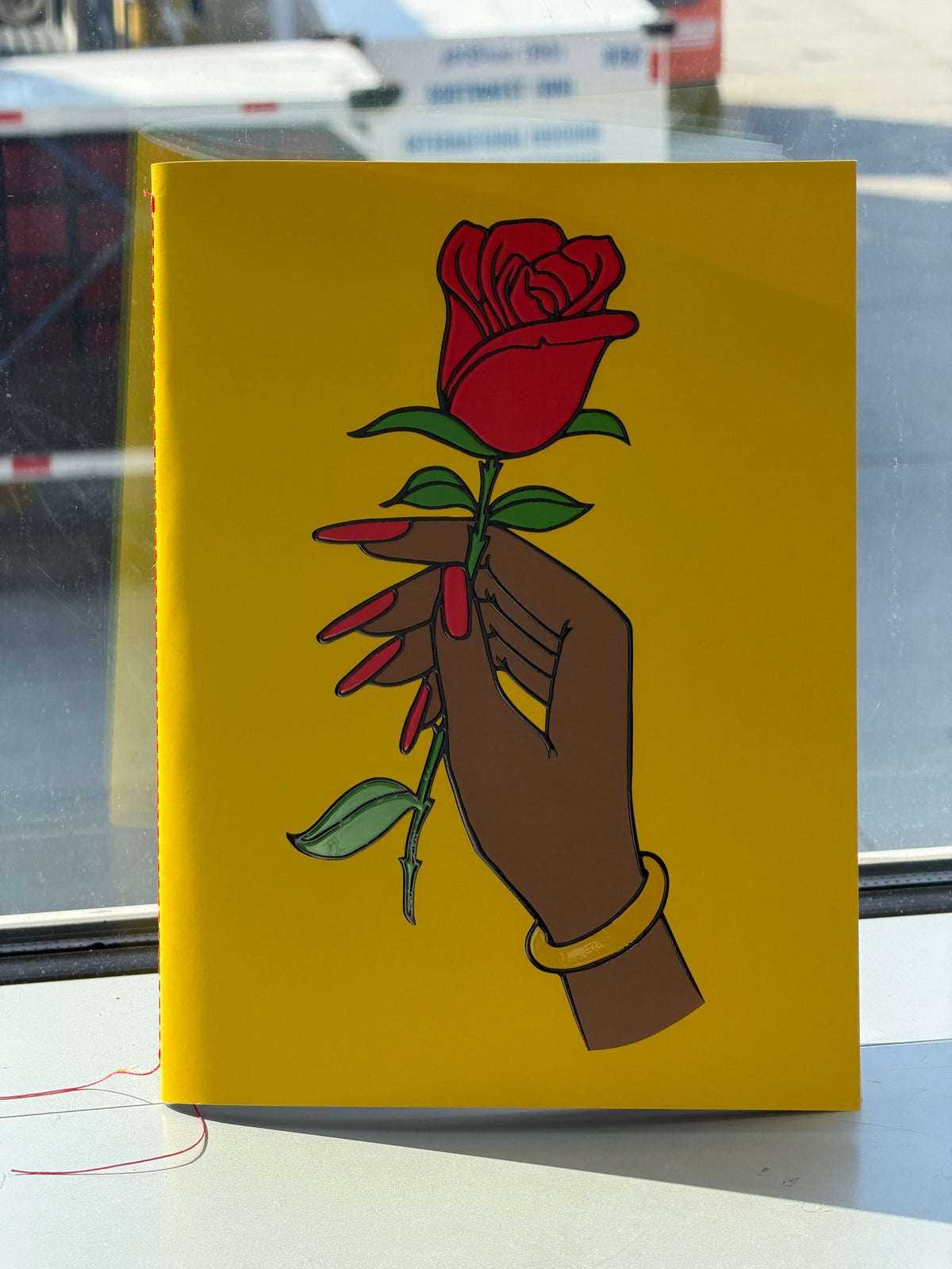 Awol Erizku, Hand & Rose Coloring Book