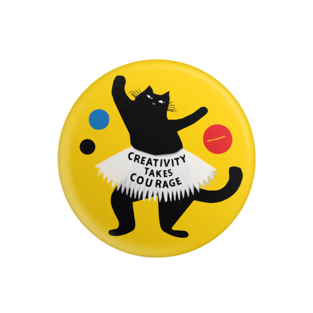 All Very Goods, Creativity (Black Cats) Button