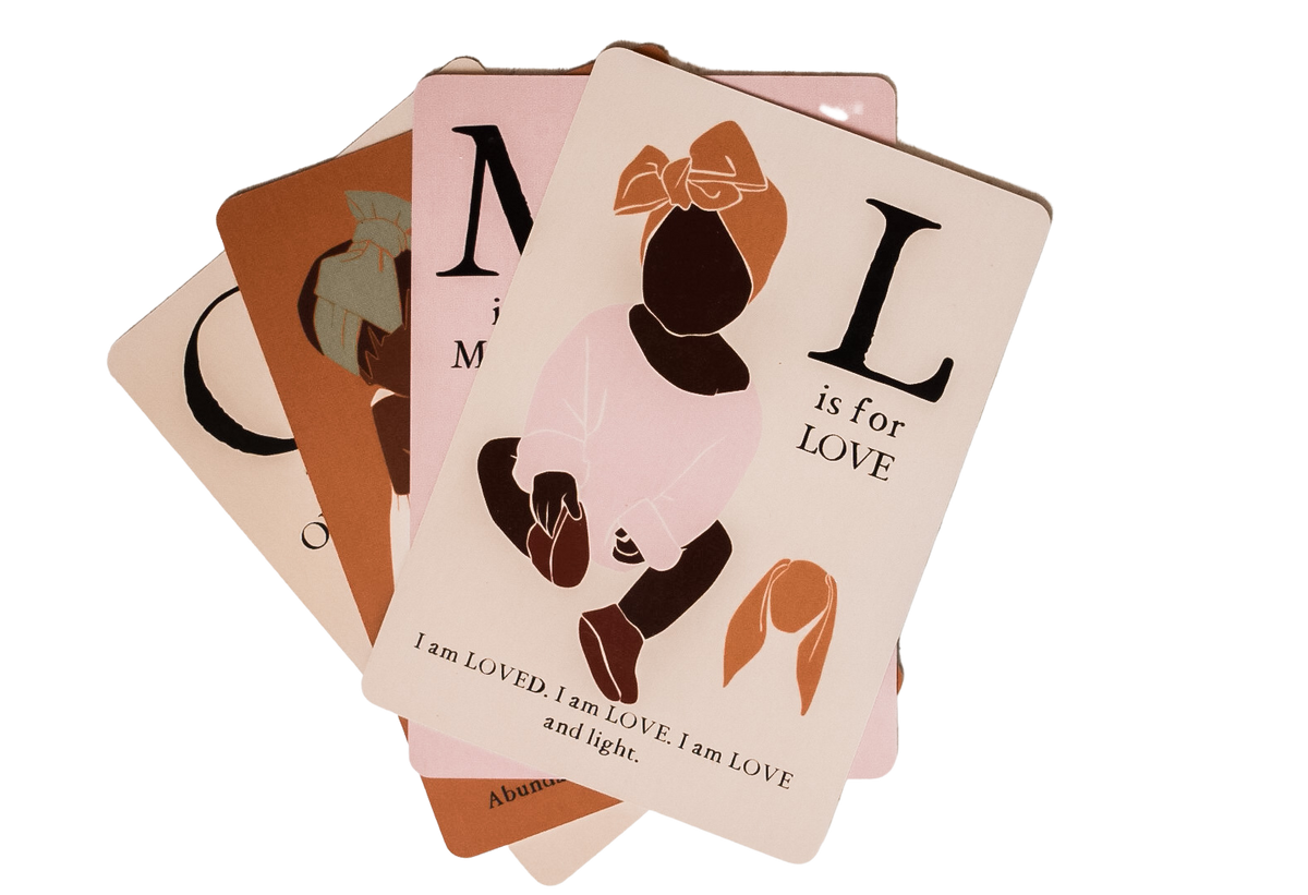 Liberated Young, ABC Affirmations Black Girl Magic Flash Cards