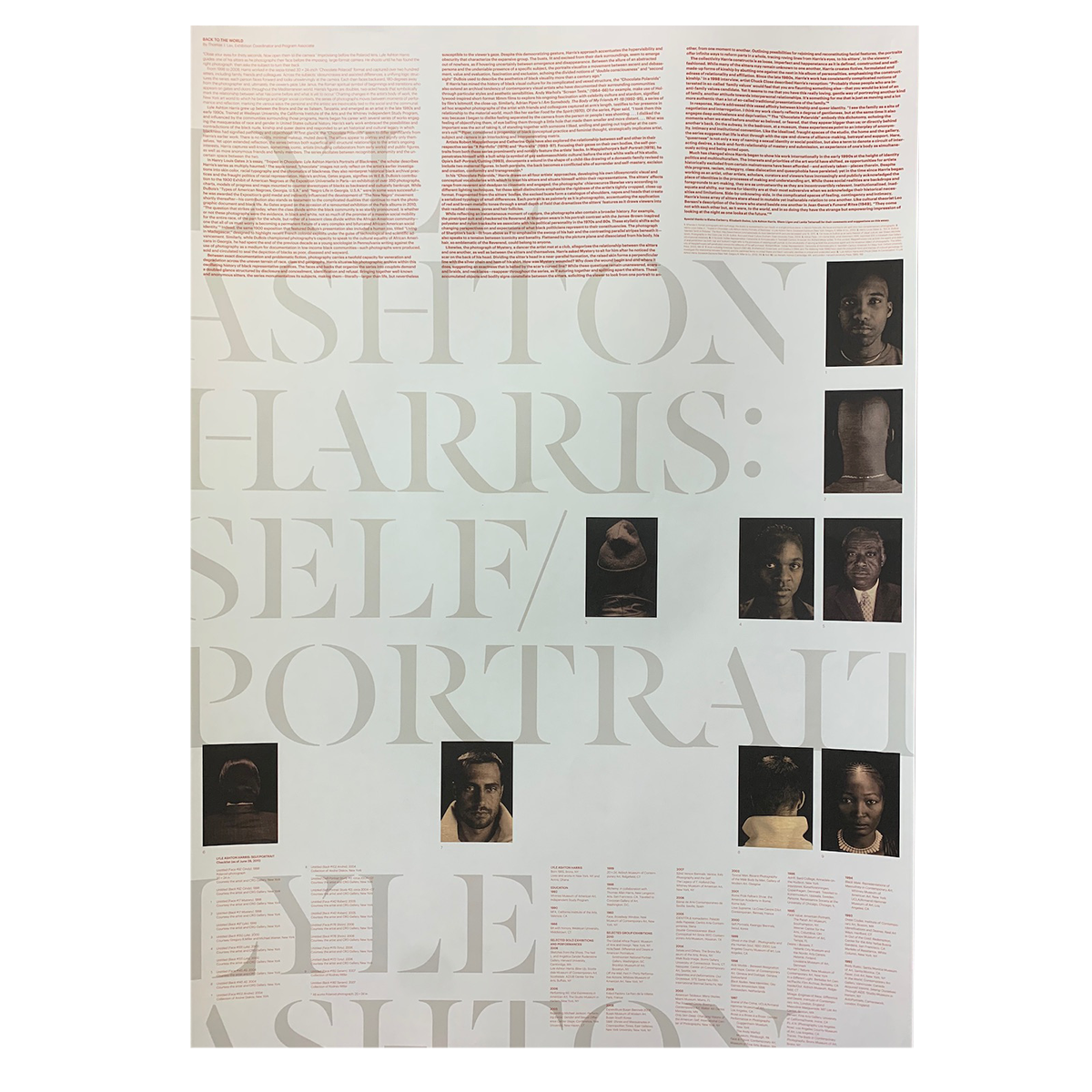 Lyle Ashton Harris: Self/Portrait Poster